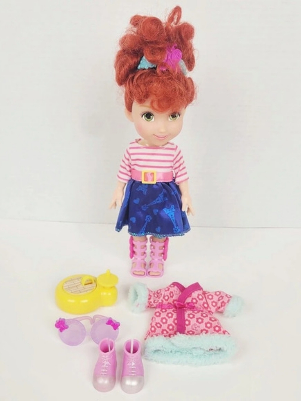 Disney Jakks Pacific Junior Fancy Nancy Parisian Doll 10" w/Accessories